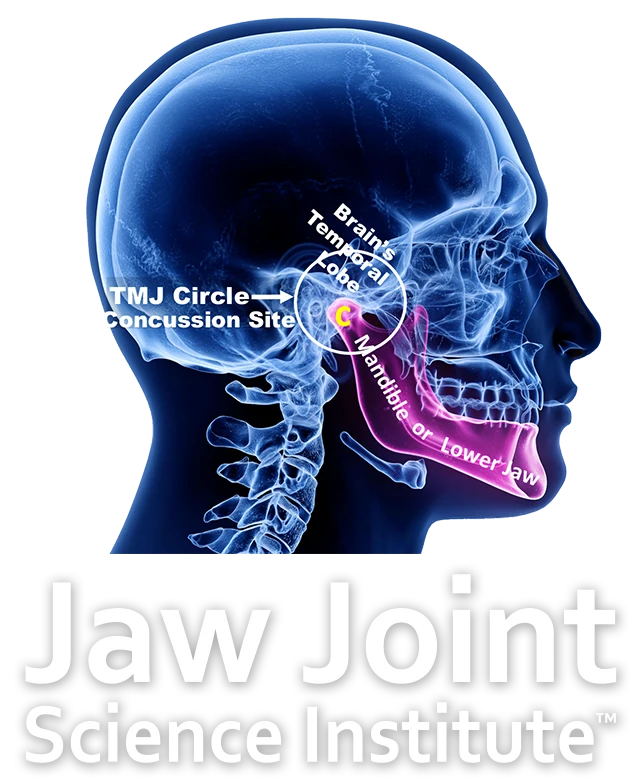 Jaw Joint Science Institute Stacked White Logo